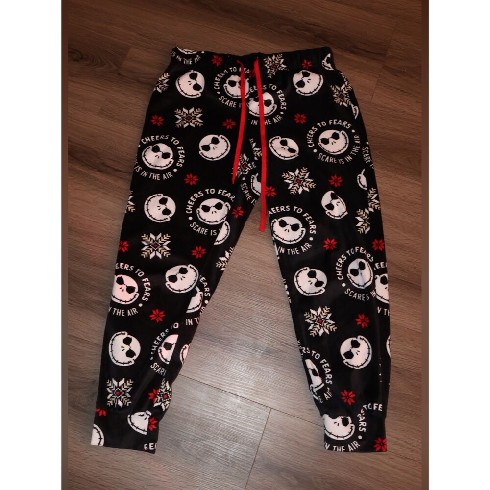 The Nightmare Before Christmas Womens pj's Sleepwear cuff Pant Pajama small 4-6